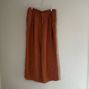 A new day gauze high-waisted wide leg pants
